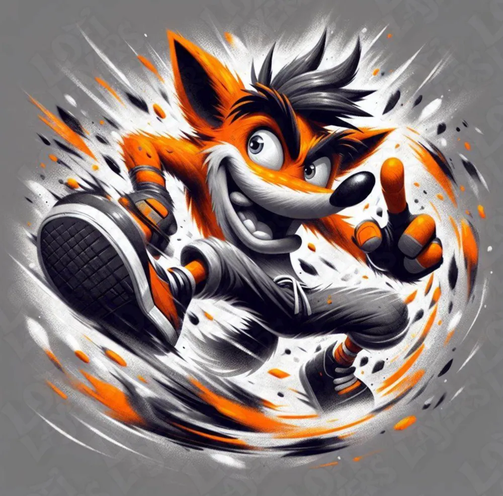 Crash Bandicoot Hueforge