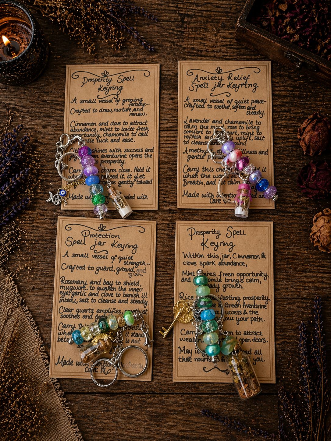 Spell Keyrings