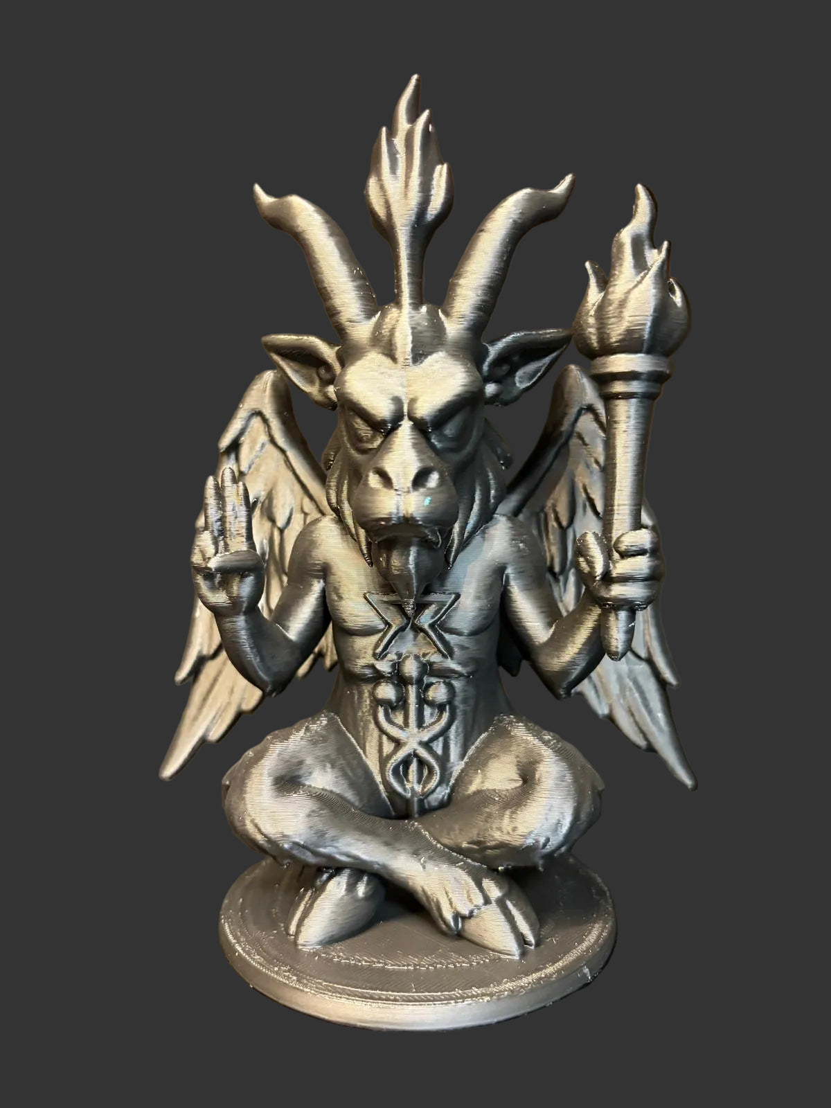 Baphomet Statue — 3D Printed Altar Figure/Home Décor piece