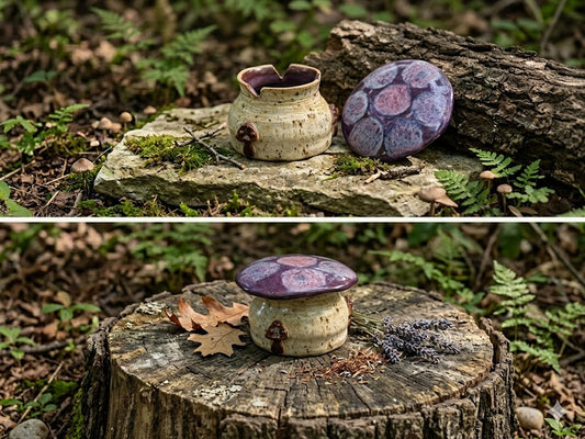 Woodland Mushroom Trinket Box